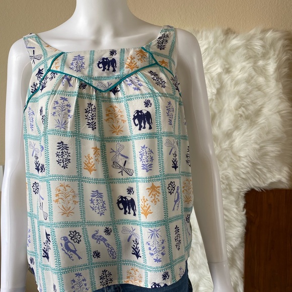 Maeve Printed Blouse - Picture 1 of 2